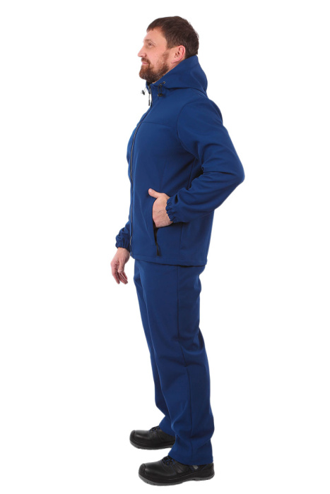 Костюм «КОС 855» софтшелл флис-мембрана синий